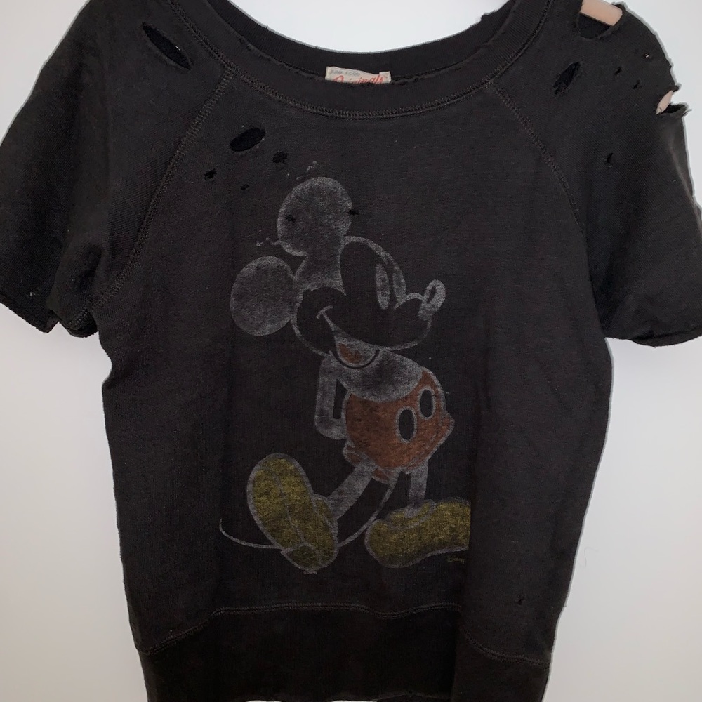 Junk Food distressed Mickey Mouse t shirt